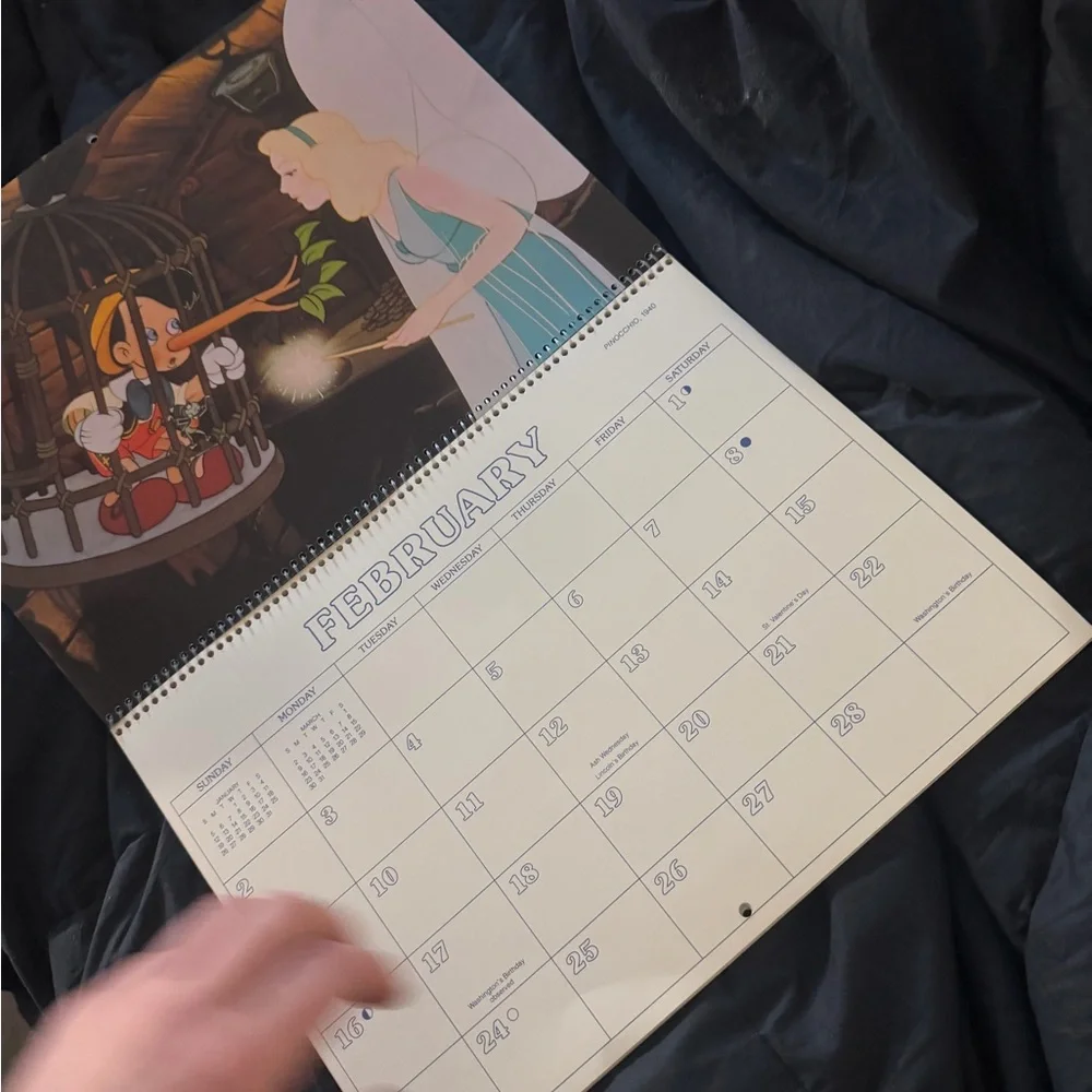 Disney Favorites calendar 1986
